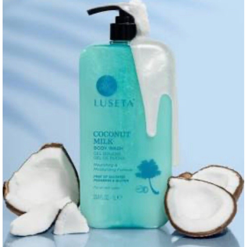NEW Luseta Coconut Milk 33.8 oz Body Wash And Refill